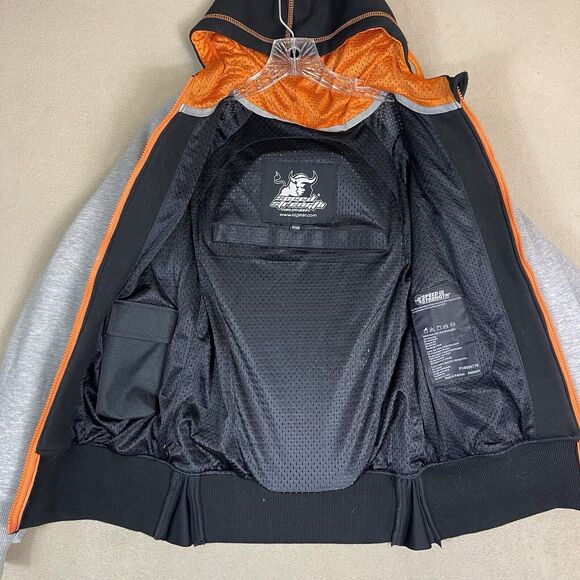 Speed and Strength Armored‎ Hoodie Womens Small Black Gray American Beauty - Picture 10 of 14